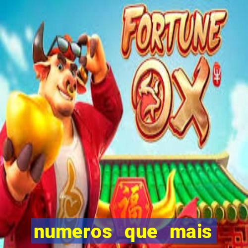 numeros que mais saem no minas cap